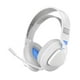 thumbnail image 2 of Auriculares para juegos con cable, receptor 2,4 G, Bluetooth, 4 modos, diadema ajustable, giratorios, ligeros, inalámbricos, color blanco y azul, 2 of 15