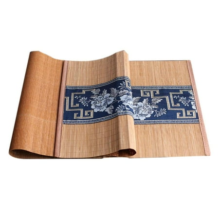 

Rectangular Bamboo Tablecloth For Tea Table Natural Garden dding Rectangular Tablecloth 30 x 120cm