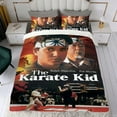 thumbnail image 4 of The Karate Kid-themed Bed Sheet Set Three Piece Set Comfortable And Skin Friendly Unique Design Home Decor Gifts For Family Friends fans54''x79''（135cm*200cm）, 4 of 6