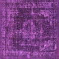 thumbnail image 1 of Ahgly Company Indoor Square Oriental Purple Industrial Area Rugs, 4' Square, 1 of 4