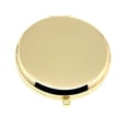 thumbnail image 2 of Pocket Makeup Small Portable Small Round Makeup Hand Metal Cosmetics 1 Compact Makeup,Gold Makeup Magnifying Glass, 2 of 9