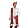 thumbnail image 1 of Unique Designer Indian Wedding Cream Sherwani For Men. This product is custom made to order., 1 of 3