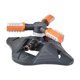 thumbnail image 1 of Aspersor de plantas de jardín, sistema de rociado de 3 brazos giratorio automático de 360 grados naranja Zulema Aspersor de césped, 1 of 8
