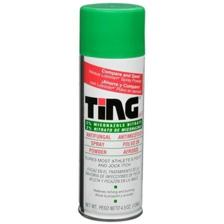 Ting Antifungal Spray Powder 4.50 oz (Pack of 6)