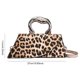 thumbnail image 3 of Bolso de mano con estampado de leopardo para mujer, bolso de hombro de cuero a la moda, bolso de compras versátil, 3 of 8