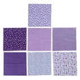 thumbnail image 2 of Paño de tela de Algodón floral Ticfox Morado 50x50 cm, 2 of 14