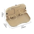 thumbnail image 3 of 1Car Back Seat Folding Table Storage Organiser Drink Tray Food Holder, 3 of 7