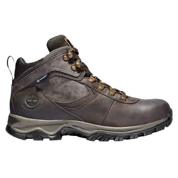 Men's Timberland Mt. Maddsen Mid Waterproof Hiking Boot Dark Brown (TB12730R 242) - 15