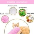 thumbnail image 5 of 3 Pack Cat Kicker Toys ,Cat Pillows Toys with Sound Paper,11" Long Soft Plush Cat Toys Interactive Toy,, Catnip Toys for Kitty Chewing Training Interactive, 5 of 7