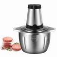 thumbnail image 2 of Electric Meat Grinder 2 Gears 300W 3L Large Capacity ABS Stainless Steel for Kitchen, 2 of 5