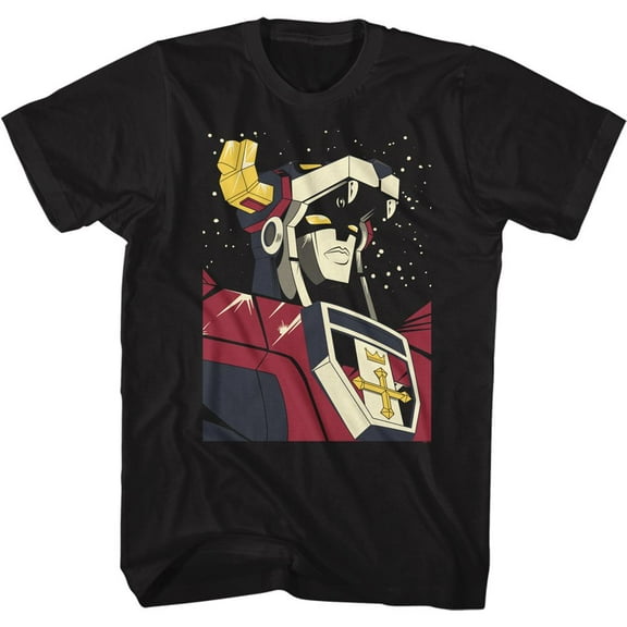 Voltron inspace Black Adult T-Shirt 4Xlt
