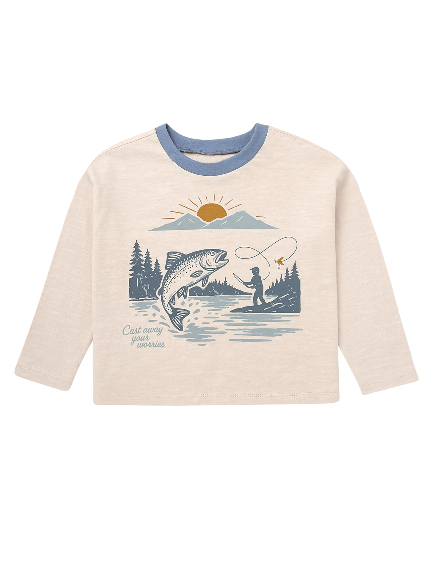 Modern Moments by Gerber Toddler Boy Graphic Tee Top and Joggers Outfit Set, Sizes 12 Months - 5T