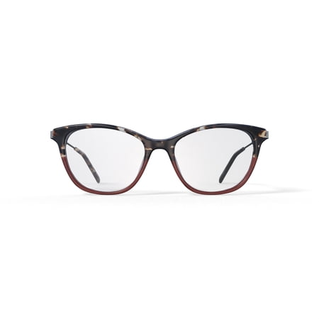 Flower Women's Blossom Prescription Eyeglasses with Case, Brown Tortoise