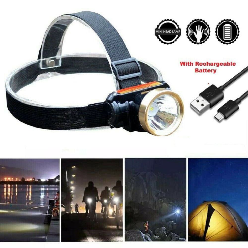 5000LM LED Flashlight Headlamp Headlight 18650 Head Lamp Camping Light Lanterns 