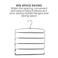 thumbnail image 4 of Percha Multicapa Con Gancho Giratorio De 360 ​​Grados, Percha De Falda De Acero, Percha De Pantalones Antideslizante Para Vestidor De Hotel En Casa Scienceny TO003581-00, 4 of 7