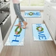 thumbnail image 4 of YIMEIS Warm home Fall Kitchen Rugs Set of 3, Xmas Holiday Kitchen Mat Decor Home Decorations, Green Christmas Mats for Kitchen Floor - 16''*24'' and 20''*30'' and 17''*47'' in, 4 of 10