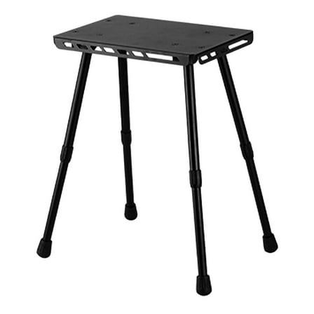 MERRYHAPY Foldable Black Camping Table Portable Lightweight for Outdoor Cooking and Travel
