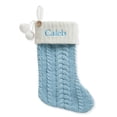 thumbnail image 1 of Personalized Cable Knit Christmas Stocking, Available in 8 Colors, 1 of 1
