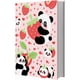 thumbnail image 1 of Funda de libro con diseño de panda y fresa, elástica, de tela gigante, lavable y reutilizable., 1 of 9