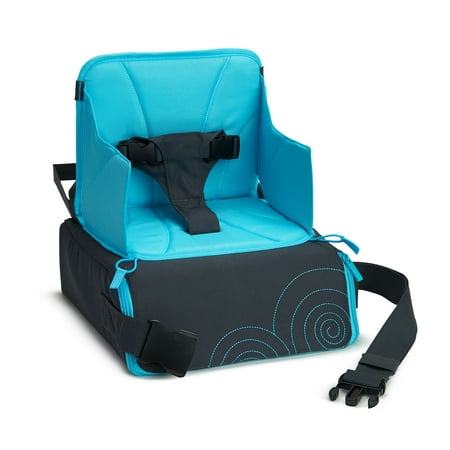Brica Travel Booster Seat, Gray/Blue