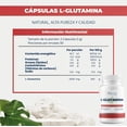 thumbnail image 3 of L- Glutamina - Aminoácido 1000 Mg Por Porción - 100 Cápsulas Sin Sabor, 3 of 6