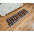 thumbnail image 5 of Minecraft Train Rail Area Rug | 20 x 60 Inches, 5 of 7