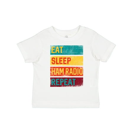 

Inktastic Eat Sleep Ham Radio Repeat Boys or Girls Toddler T-Shirt