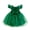 Green, variant on IDOPIP Infant Baby Girls Wedding Flower Girl Dress Satin Pearls Tulle Tutu Dress Bowknot V Back Pageant Party Princess Birthday Formal Dresses 12-18 Months White