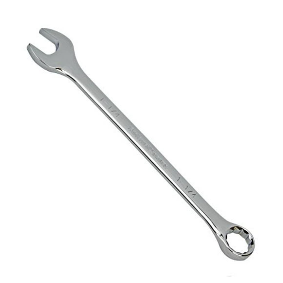 Proferred T46023 Combination Wrench, Chrome Finish, 1 1/4"