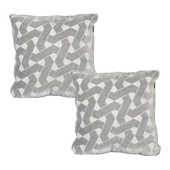 Set 2 Cojínes Decorativos Cuadrados Grandes DICASA Argo Zita
