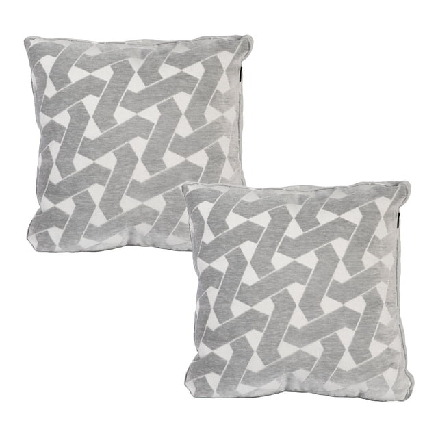 Set 2 Cojínes Decorativos Cuadrados Grandes DICASA Argo Zita