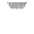 thumbnail image 2 of Madison Park Elena Faux Silk Waterfall Embellished Valance, Silver, 38"W x 46"L, 2 of 5