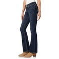 thumbnail image 4 of WallFlower Women's Luscious Curvy Bootcut Mid-Rise Bling Insta Stretch Juniors Jeans (Standard and Plus), 4 of 10