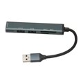 thumbnail image 3 of USB30 Hub Multiport Adapter Reliable Chipset 5 in 1 USB30 Hub Grey for Business, 3 of 8