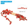 thumbnail image 2 of Uxcell 6.6ft 5mm Burlap Leaf Ribbon Artificial Vine Natural Jute Rope Twine, Red 2 Pack, 2 of 6