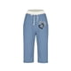 thumbnail image 3 of Pantalones Elásticos de Cintura para Mujeres Capris de Salida Casual Sólido con Bolsillos, Capris de Mujer para el Verano, 3 of 6