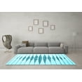 thumbnail image 3 of Ahgly Company Indoor Rectangle Solid Light Blue Modern Area Rugs, 7' x 10', 3 of 4
