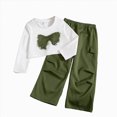 thumbnail image 6 of HCNTES Tween Girls Clothes 2PCS Sets Butterfly Print Tops & Flare Trousers Pants Fall Outfits Teen Girls School Clothing Set 5T-12T, 6 of 6