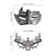 thumbnail image 5 of KAKOWELY 1 par de máscaras de baile de máscaras, máscaras de fiesta de cosplay, máscaras de carnaval, máscara decorativa para parejas, 5 of 5
