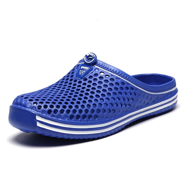 2022, zapatillas de verano para hombre, chanclas transpirables con agujeros para la playa, sandalias planas sin cordones informales Unisex, Zapatos para hombre, talla 45, Zapatos Tan Jianjun unisex