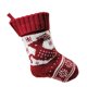 thumbnail image 3 of Christmas Festival Present Bag Stocking Shaped Candy Holder 17x15cm Red For Children Family 1Pcs, 3 of 5