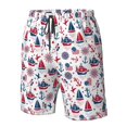 thumbnail image 4 of Fotbe Happy Columbus Day Trajes de Baño Estampados para Hombre, Shorts de Verano de Secado Rápido, Ropa de Playa, Bañadores-3X-Large, 4 of 6