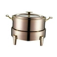 thumbnail image 2 of DOLITY Catering Buffet Servers and Heaters Chafing Dish for Picnic Home Use Parties Gold, 2 of 9