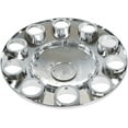 thumbnail image 3 of PET-U 1-Pair Chrome Front Wheel Covers Hub Axle Semi Plastic ABS Pair 33mm Nut Covers, 3 of 7