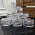 thumbnail image 4 of Grofry 50Pcs/Set 2.5ML Storage Box Easy to Clean Widely Applied Small Size Cream Sample Make-up Storage Box for Lotion Transparent, 4 of 8