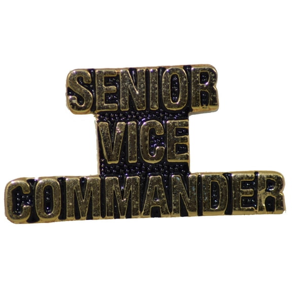 SENIOR VICE COMMANDER HAT PIN