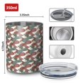 thumbnail image 4 of Leopard 12oz Stainless Steel Coffee Mug – Double-Wall Insulated Cup with Spill-Resistant Lid, 360° Full-Print Design, Keeps Drinks Hot & Cold for Home, Office, Travel,Thanksgiving,Christmas, 4 of 5