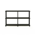 thumbnail image 3 of Furinno Rata 3 x 2 Industrial Multipurpose Flat Base Bookshelf, Bookcase with Metal Frame, French Oak Grey, 3 of 7
