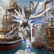 thumbnail image 2 of Gundam Assembly Model Assembly Manual Gundam Model Kit Large Class Robot Need to assemble by hand（The height is around 15-20 centimeters）Colorful Freedom (Weapon+Bracket+Color Box Packaging), 2 of 5