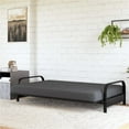 thumbnail image 3 of Pemberly Row 6" Full Size Microfiber Coil Futon Mattress in Dark Gray, 3 of 3